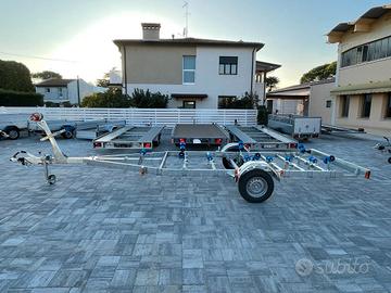 Rimorchio per barca o gommone 1300Kg complessivi