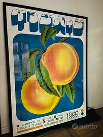 Stampa Poster d’autore Vintage pesche 1999