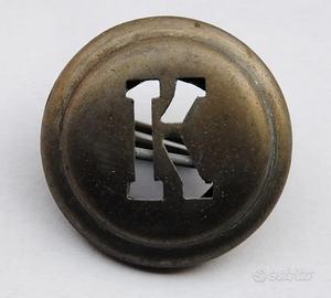 Fregio coccarda "K.K. LANDWEHR" berretto austriaco