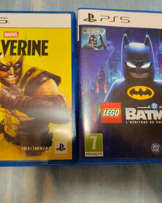 Wolverine e Lego Batman -  PS5