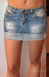 Mini gonna jeans
