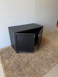 Mobile Contenitore 2 Ante Nero in legno