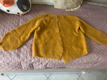 Cardigan senape italiano
