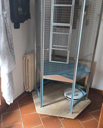 voliera per uccelli 