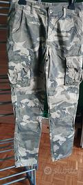 pantalone uomo stile militare 