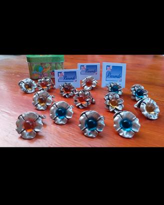 14 segnaposto placcati argento