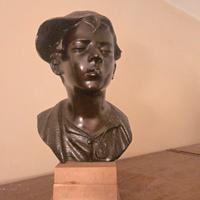 statua bronzo e marmo