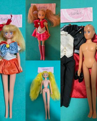 Lotto indivisibile bambole Sailor Moon con difetti