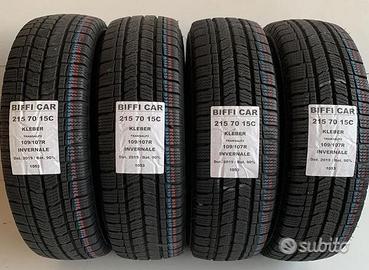 4 gomme 215 70 15c kleber a1053