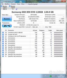 Disco 2,5" ssd samsung 850 evo 120gb SATA/6
