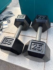 Manubri 25libbre (11,33kg)