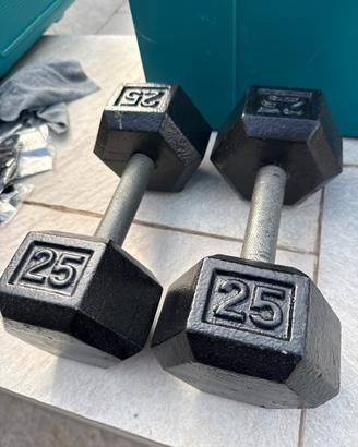 Manubri 25libbre (11,33kg)