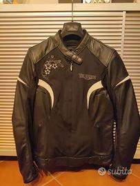Giacca donna Triumph pelle/tessuto