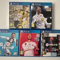 Lotto giochi PS4 FIFA 17–18–19–20–21 – originali