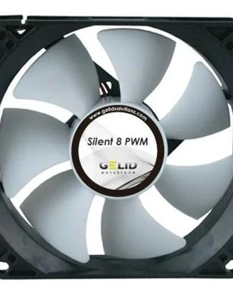VENTOLA CASE PC GELID SILENT PWM 8cm 4-PIN 2000RPM
