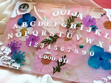 Tavoletta ouija e planchette in resina