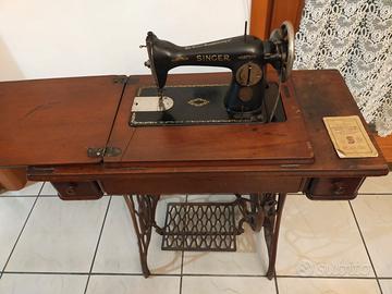 vecchia macchina da cucire Singer