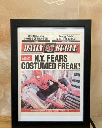 🕷️Quadro Spiderman DAILY BUGLE 🕷️
