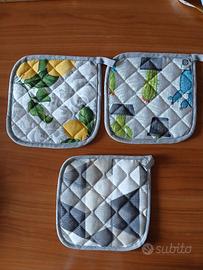 Presine da cucina quadrate