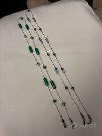 2 catene porta occhiali