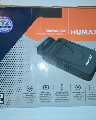 Humax digimax nano Decoder digit terrestre DVB-T2