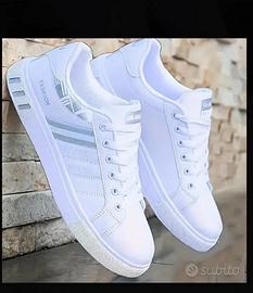 scarpe eleganti bianche