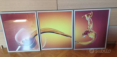 quadri figurazione vino in bicchiere 