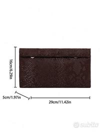 Borsa a mano marrone