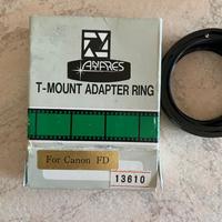 Anello per Canon + filtro Canon UV originale 34 mm