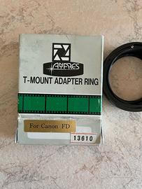 Anello per Canon + filtro Canon UV originale 34 mm