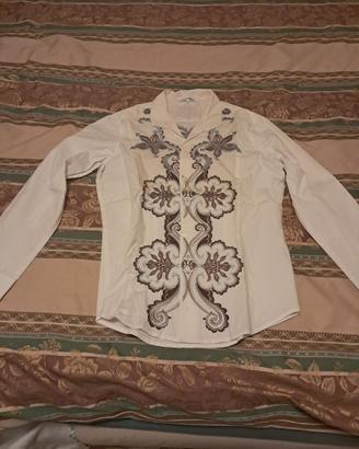 camicia uomo di nara camicie ricamata