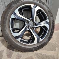 Cerchi lega 18 DS Citroen con pneumatici M+S