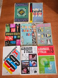 Lotto Volumi Almanacco Italiano  (1950-1973)