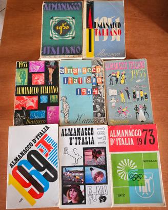 Lotto Volumi Almanacco Italiano  (1950-1973)