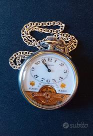 Hebdomas orologio ricarica 8 giorni argento