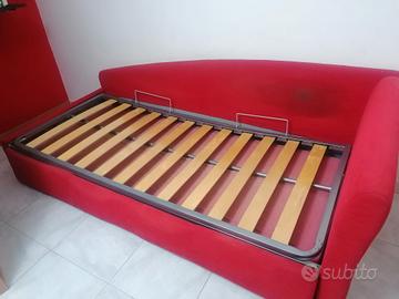 Letto con secondo letto estraibile a scomparsa