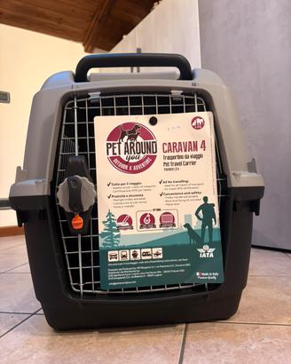 Trasportino da viaggio rigido per cani
