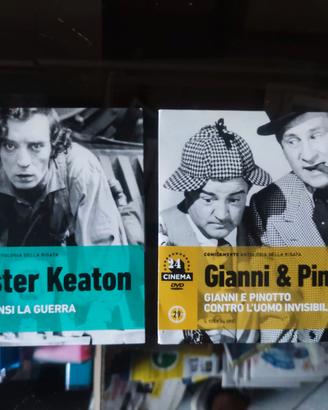 N.2 Film in DVD Gianni & Pinotto - Buster Keaton i