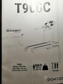 Tapis roulant DOMYOS T900C