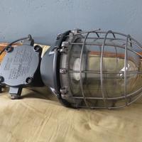 LAMPADA INDUSTRIALE LOFT RESTAURATA