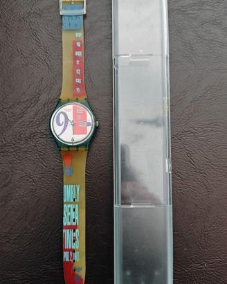 swatch Gent 1991 Bold Face Gn112 funzionante