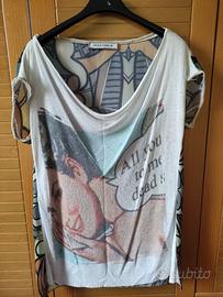 T-shirt donna con stampa