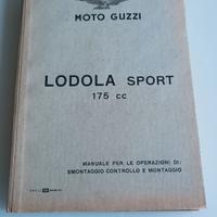 Manuale Moto Guzzi Lodola Sport 175 cc