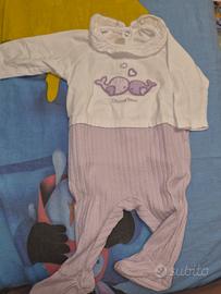 set abbigliamento tutine body taglia 0-1 mese
