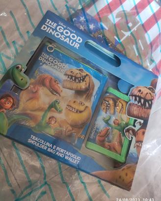 tracolla con portafogli Dinosauri della Disney 