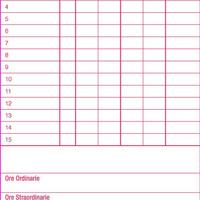 Set 300 cartellini mensili per UT2000/UT120