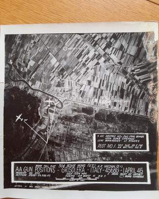 militaria foto aerea bombardamenti San Donà del P.