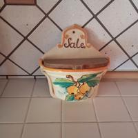 saliera ceramica Santo Stefano di Camastra nuova