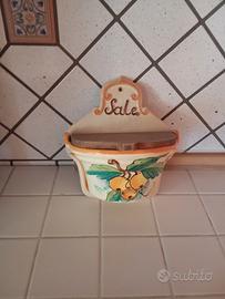 saliera ceramica Santo Stefano di Camastra nuova