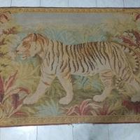 Arazzo vintage “Tigre nella giungla” – Tappezzeria